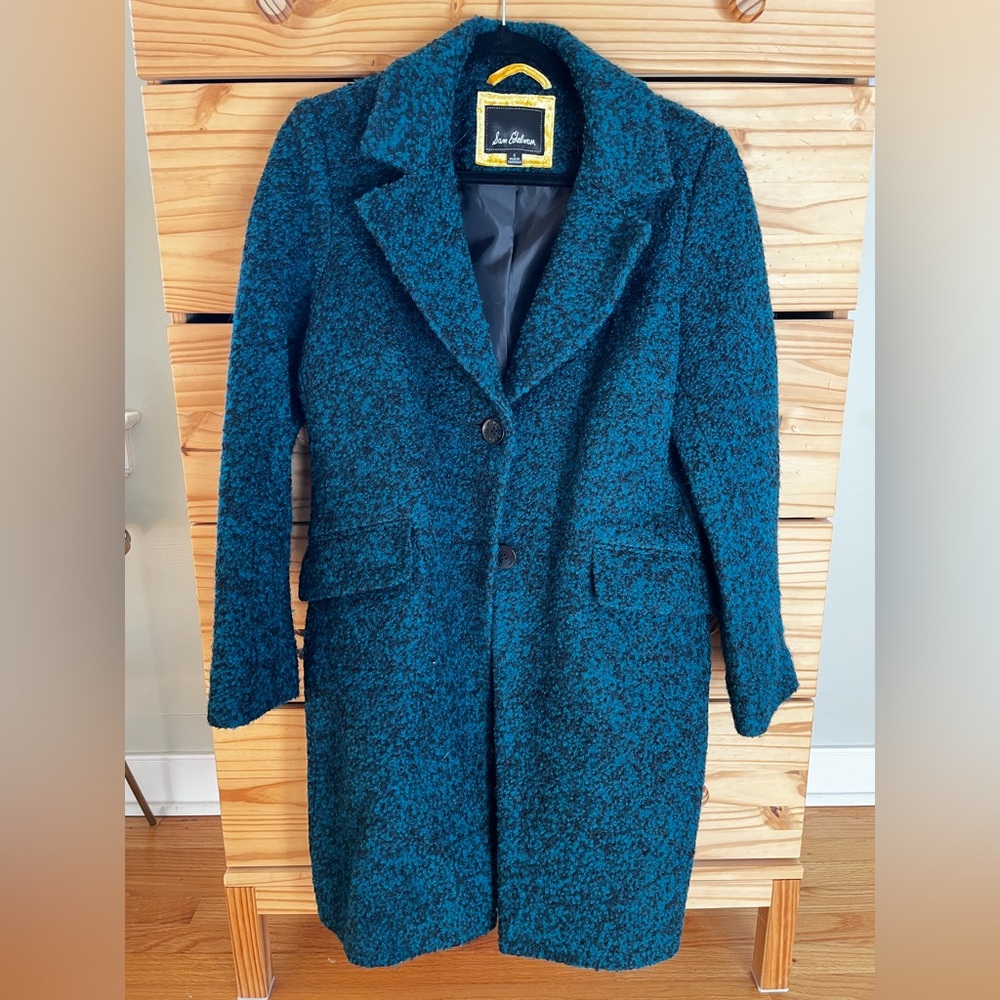 Sam Edelman Boucle wool blend coat small